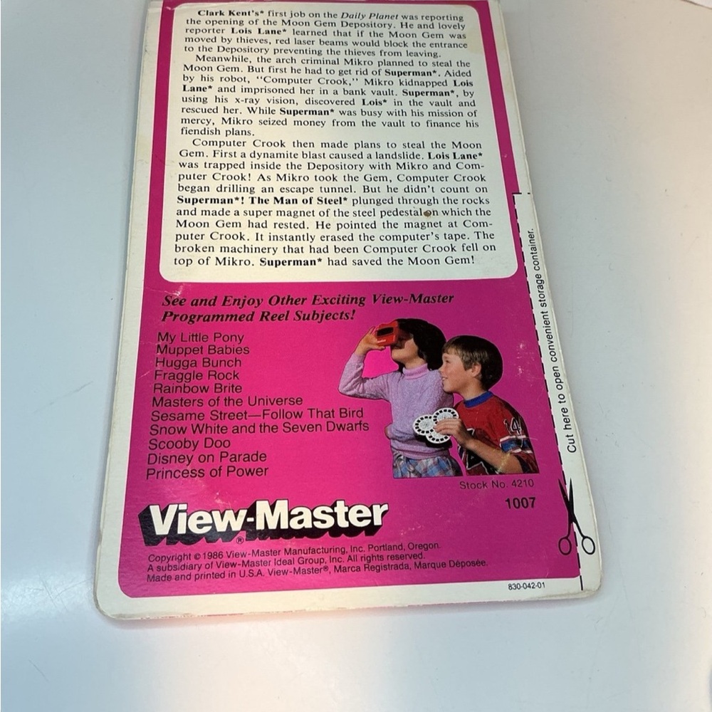 Superman View-Master 3D Pictures - Picture 2 of 2